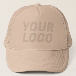 Firmenlogo CUSTOMIZABLE Khaki Truckerkappe