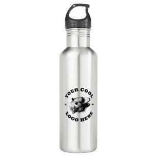 Firmenlogo Eigene Werbemarke Corporate Edelstahlflasche