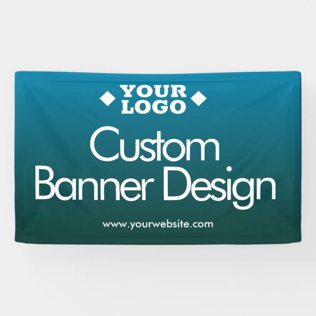 Firmenlogo - Eigener Vinyl-Banner Banner (Horizontal)