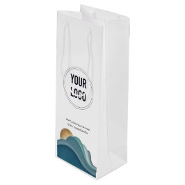 Firmenlogo Eigenes Papier Weinbeutel Geschenktüte Für Weinflaschen
