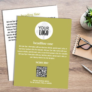 Firmenlogo Einfach Minimalistischer Flyer
