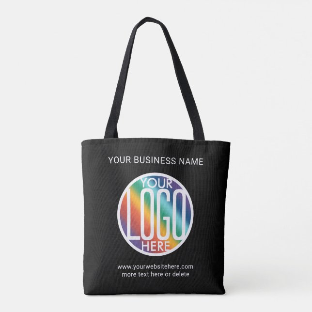 Firmenlogo Einfache Werbeaktion für Unternehmen Tasche (Rückseite)