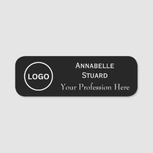 Firmenlogo Einzelhandelsmitarbeiter Namensschild