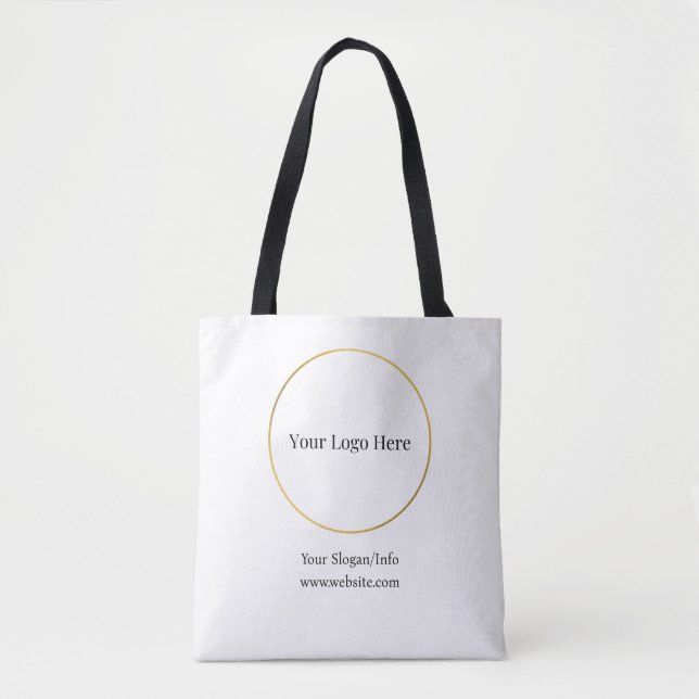 Firmenlogo Elegantes Geschäftsmodell Tasche (Vorderseite)