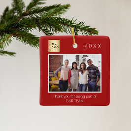 Firmenlogo Foto Danke Rot Keramikornament