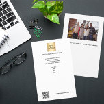 Firmenlogo Foto qr Code Flyer<br><div class="desc">Weißer Hintergrund. Personalisieren und fügen Sie Ihr Firmenlogo, Ihren Namen, Ihre Adresse, Ihren Text, Ihren eigenen QR-Code. Zurück: Fügen Sie ein Foto und mehr Text hinzu.</div>