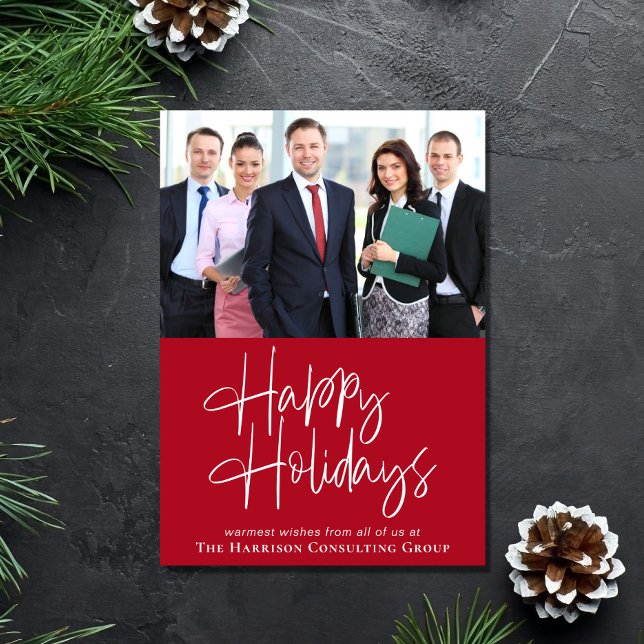 Firmenlogo Foto Weihnachten (Spread the joy of the season and strengthen business relationships with our elegant holiday card)
