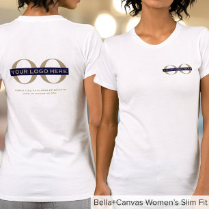 Firmenlogo Frauen-Slim-Fit T-Shirt