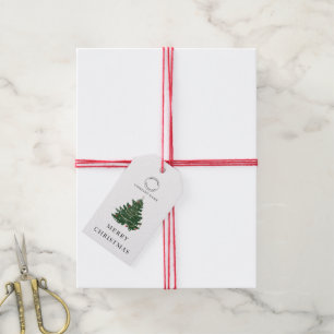 Firmenlogo Frohe Weihnachtsbaum Geschenkanhänger