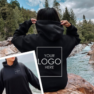 Firmenlogo - Front- und Back-Design - kundenspezif Hoodie