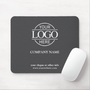Firmenlogo für benutzerdefinierte graue Werbefirme Mousepad
