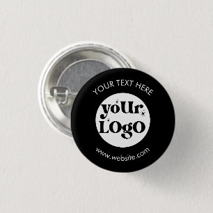 Firmenlogo für kundenspezifische Markenbezeichnung Button