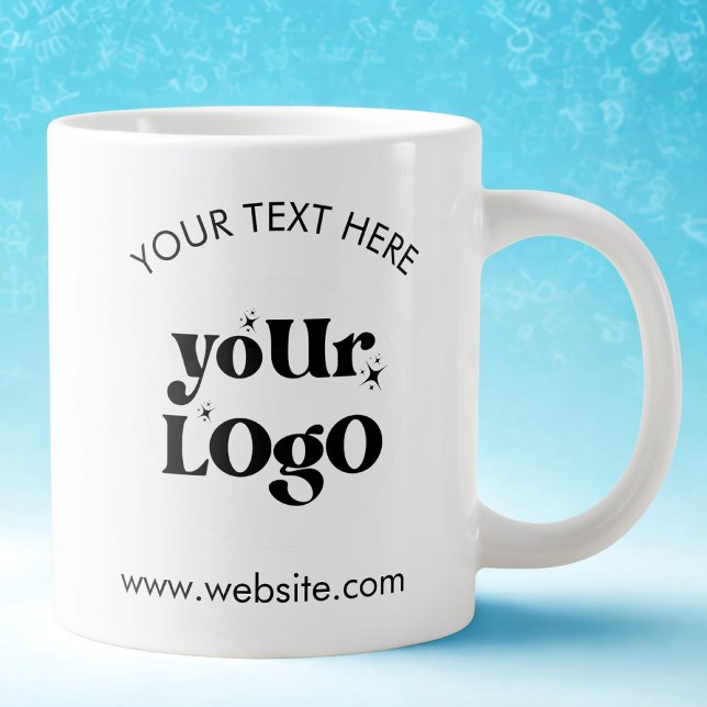 Firmenlogo für kundenspezifische Markenbezeichnung Jumbo-Tasse (Von Creator hochgeladen)