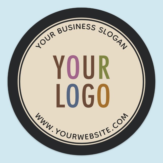 Firmenlogo für kundenspezifische Werbeaktionen für Runder Aufkleber (MISOOK Round Promotional Sticker with Logo)