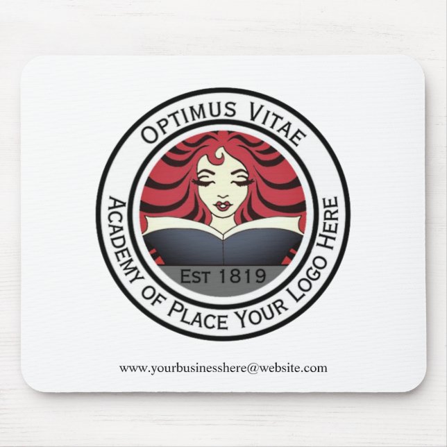Firmenlogo-Geschäft Mousepad (Vorne)