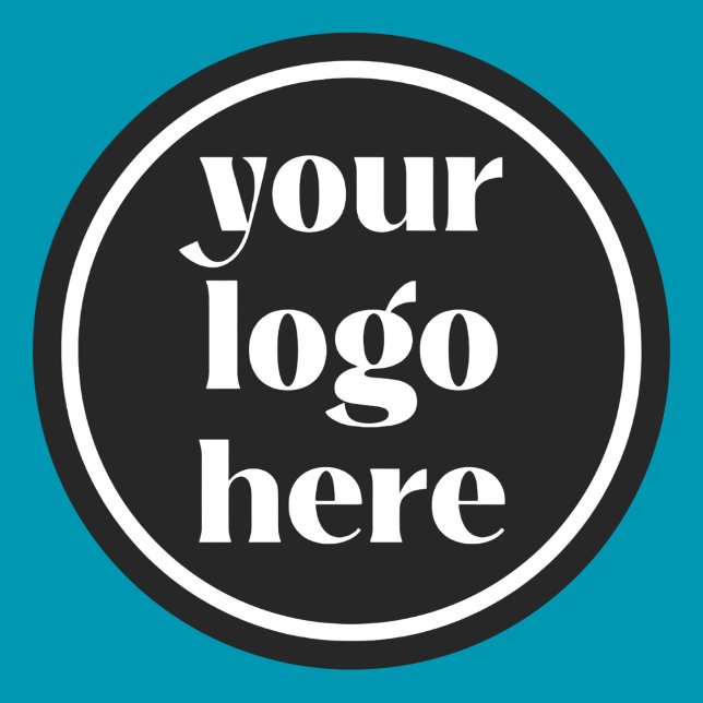 Firmenlogo Geschäft Runder Aufkleber (Von Creator hochgeladen)