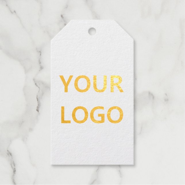 Firmenlogo-Geschenkideen Geschenkanhänger (Vorderseite)