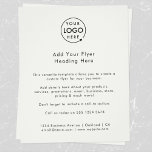 Firmenlogo | Graues modernes Minimalistisches Mark Flyer<br><div class="desc">Eine einfach in Silber graue, moderne, minimalistische Flyer-Vorlage, die sich leicht mit Ihrem Firmenlogo, Kontaktdetails und dem individuellen Flyer aktualisieren lässt. Die perfekte Lösung für jedes Unternehmen, um Details zu Ihren Produkten, Dienstleistungen, Werbeaktionen Eventpreise und vieles mehr zu enthalten! Wenn Sie Hilfe bei der Personalisierung dieses Produktes benötigen, kontaktieren Sie...</div>