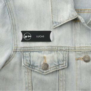 Firmenlogo Grundlegende Mitarbeiter Name Tag Namensschild