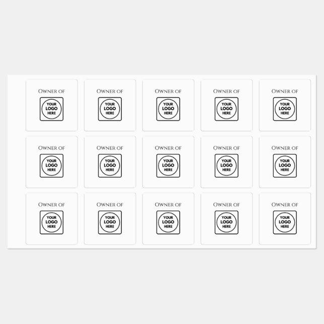 Firmenlogo | Gütesiegel für Unternehmenspapiere Etiketten (Blatt)