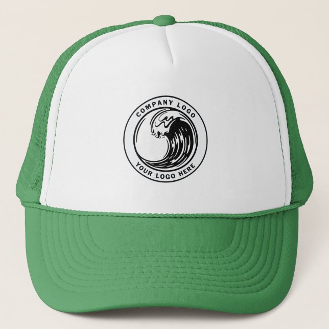 Firmenlogo hinzufügen truckerkappe (Vorderseite)