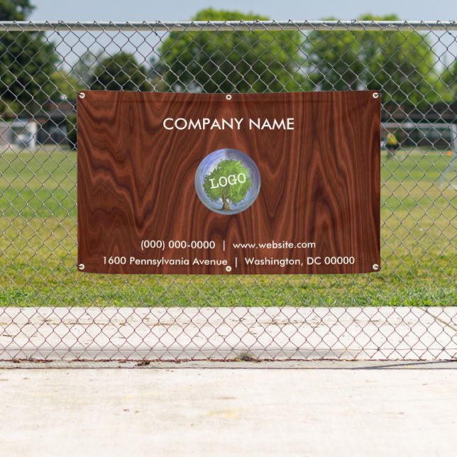 Firmenlogo Holz im Freien Banner (Insitu)
