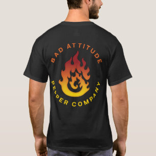 Firmenlogo (Kleine Vorderseite/große Rückseite) T-Shirt