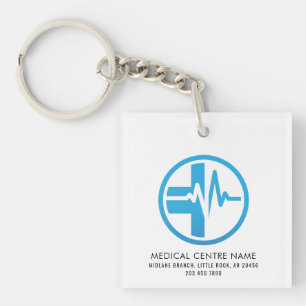 Firmenlogo Krankenversicherung Foto Medizinischer  Schlüsselanhänger