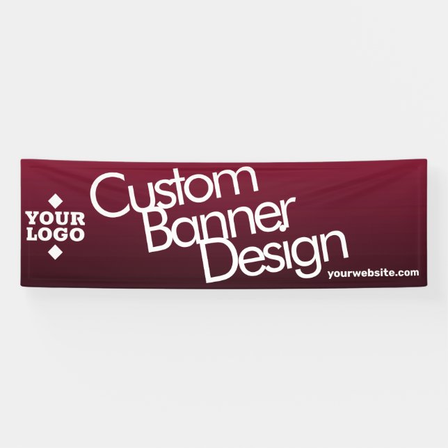 Firmenlogo - Kundenspezifischer Vinyl-Long-Banner Banner (Horizontal)