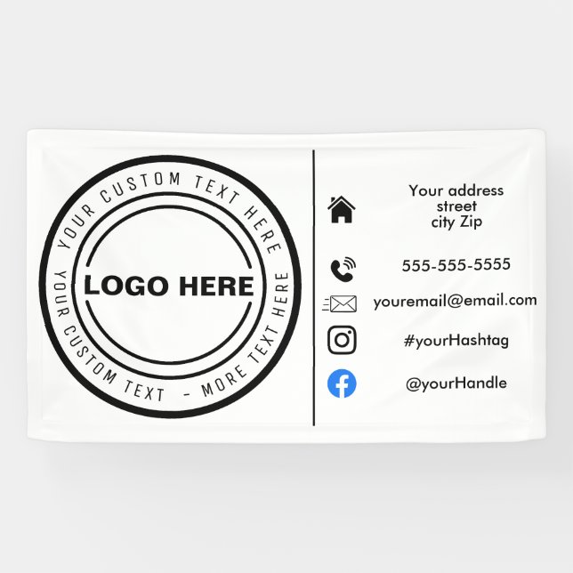 Firmenlogo Marketing Banner (Horizontal)