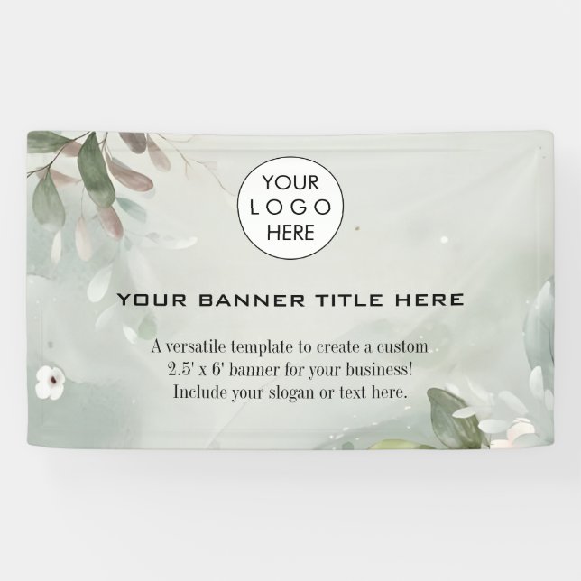 Firmenlogo Minimalistisch Moderne berufliche Marin Banner (Horizontal)