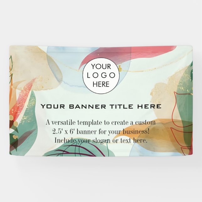 Firmenlogo Minimalistisch Moderne berufliche Marin Banner (Horizontal)