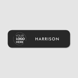 Firmenlogo | Minimalistische Mitarbeiter Namensschild