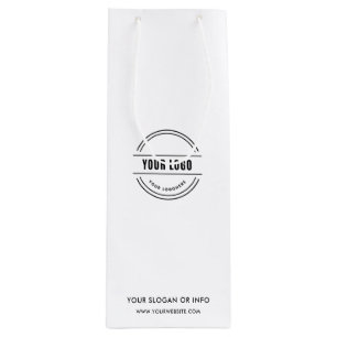 Firmenlogo Minimalistische Weine des Unternehmen Geschenktüte Für Weinflaschen