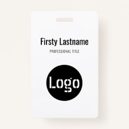 Firmenlogo mit dem Code Ba für die erste und letzt Ausweis