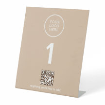 Firmenlogo mit QR-Code