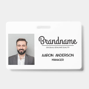 Firmenlogo Mitarbeiter-Foto-ID Ausweis