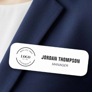 Firmenlogo Mitarbeiter-ID Namensschild