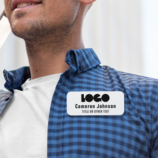 Firmenlogo Mitarbeiter Magnetfeld Abzeichen Name Namensschild (Von Creator hochgeladen)