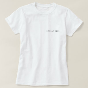 Firmenlogo Mitarbeiter Personal Name Markenbekleid T-Shirt