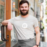 Firmenlogo | Mitarbeiterfirma Branding T-Shirt<br><div class="desc">Ein elegantes und minimales Corporate Design mit einem Logo und Firmendetails . Ideal für jede Art von geschäftlichen Anlässen! Machen Sie dieses Element durch Hinzufügen Ihres Textes zu Ihrem eigenen. Um auf erweiterte Bearbeitungstools zuzugreifen, gehen Sie bitte zu "Personalisieren Sie diese Vorlage" und klicken Sie auf "Details", scrollen Sie nach...</div>