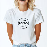 Firmenlogo Mitarbeiterfirma T-Shirt<br><div class="desc">Eine einfache,  maßgeschneiderte Business-Vorlage in modernem minimalistischem Stil,  die leicht mit Ihrem Firmenlogo aktualisiert werden kann. Wenn Sie Hilfe bei der Personalisierung dieses Produktes benötigen,  kontaktieren Sie mich bitte über den unten stehenden Nachrichtenkopf und ich werde Ihnen gerne weiterhelfen.</div>
