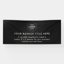 Firmenlogo Modern Beruflich 6' Banner