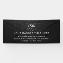 Firmenlogo Modern Beruflich 6' Banner