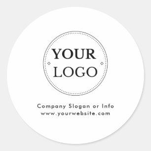 Firmenlogo Modern Beruflich Runder Aufkleber