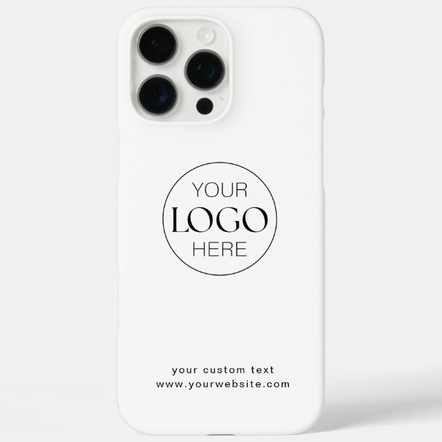 Firmenlogo Modern einfach iPhone 16 Pro Max Hülle (Rückseite)