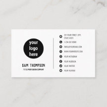Firmenlogo Moderne Minimalistische Social Media-Ic