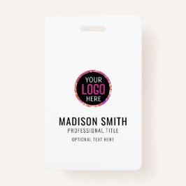 Firmenlogo | Moderne Mitarbeiter Ausweis