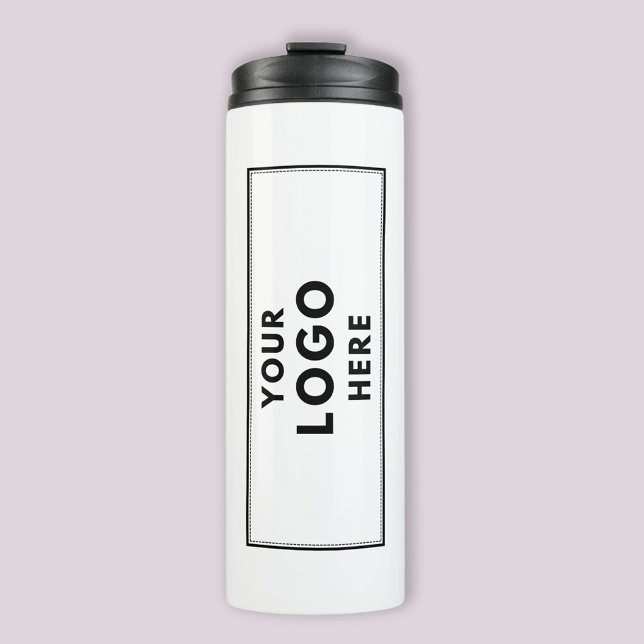 Firmenlogo Moderne Unternehmensmarke Thermosbecher (Professional branded thermal tumbler - just add your own logo to create your custom merchandise.)