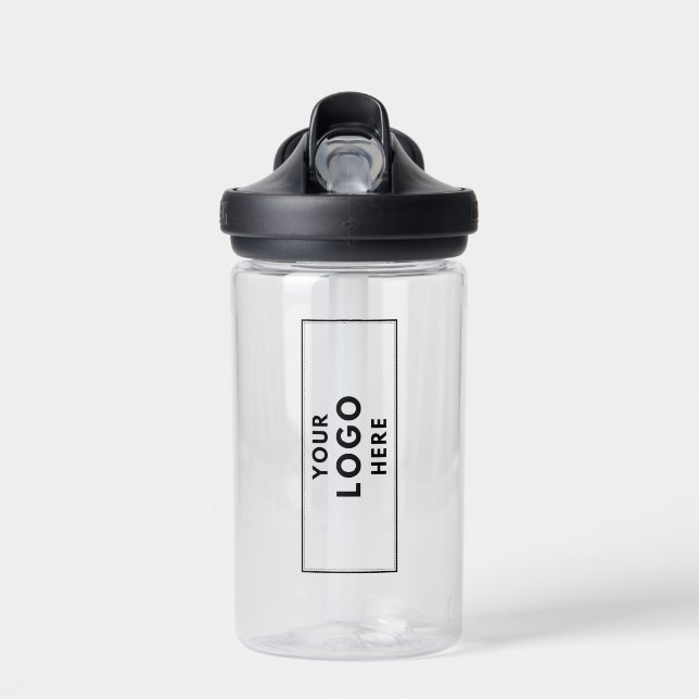 Firmenlogo Moderne Unternehmensmarke Trinkflasche (Vorne)